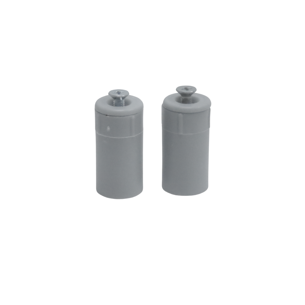 Rollladenstopper 42 mm – 2er Set Anschlagstopper für Rollläden (Weiß, Grau, Beige, Braun)