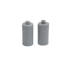 Rollladenstopper 42 mm – 2er Set Anschlagstopper für Rollläden (Weiß, Grau, Beige, Braun)