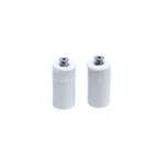 Rollladenstopper 42 mm – 2er Set Anschlagstopper für Rollläden (Weiß, Grau, Beige, Braun)